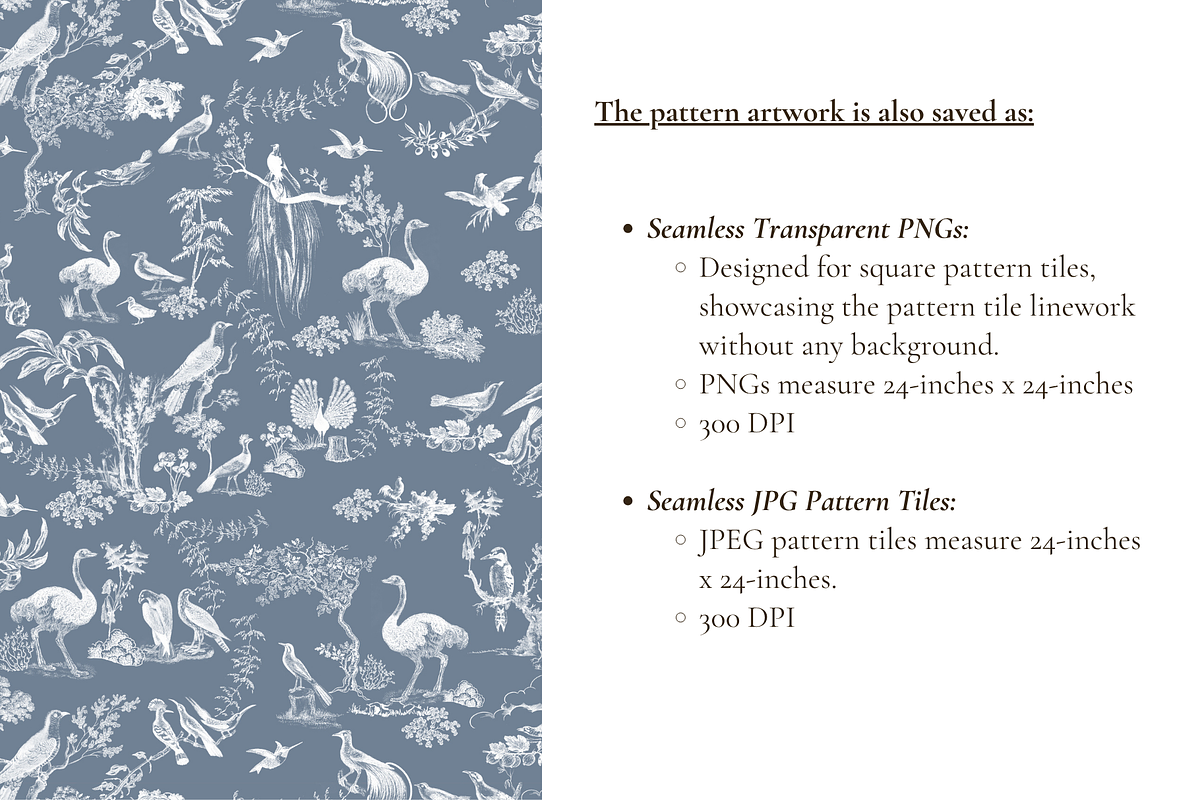 The Birds Seamless Pattern Set, a Background Graphic by Hughes Studio (Photo 6 of 8)