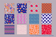 seashells collection, a Texture Illustration by Mona Ahmed (Thumbnail 3 of 10)