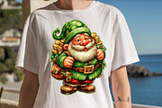 St. Patrick's Day Gnomes Clipart, an Illustration by SVGArt (Thumbnail 4 of 7)