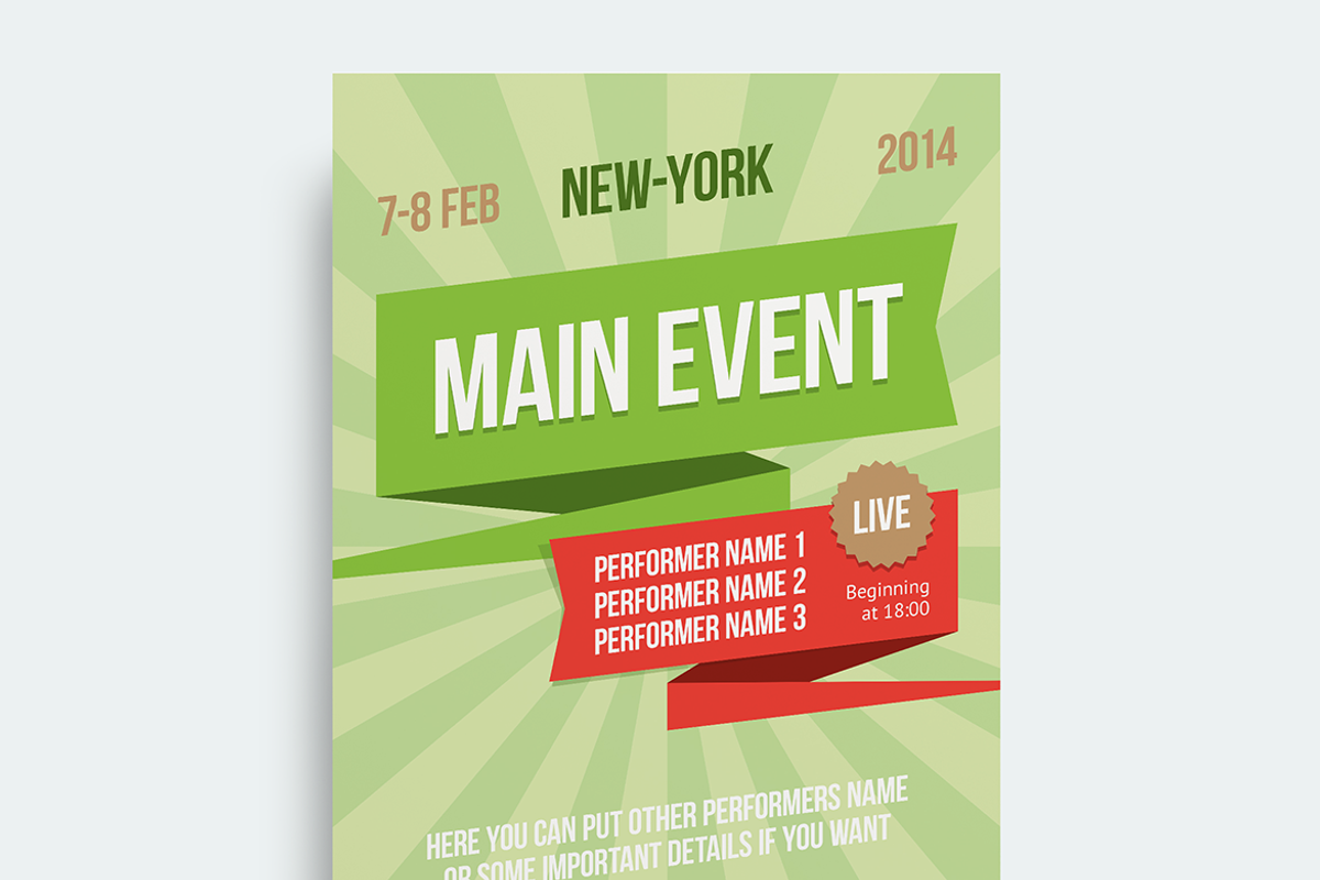Multipurpose poster template, vol 2, a Flyer Template by Danil Polshin (Photo 3 of 5)