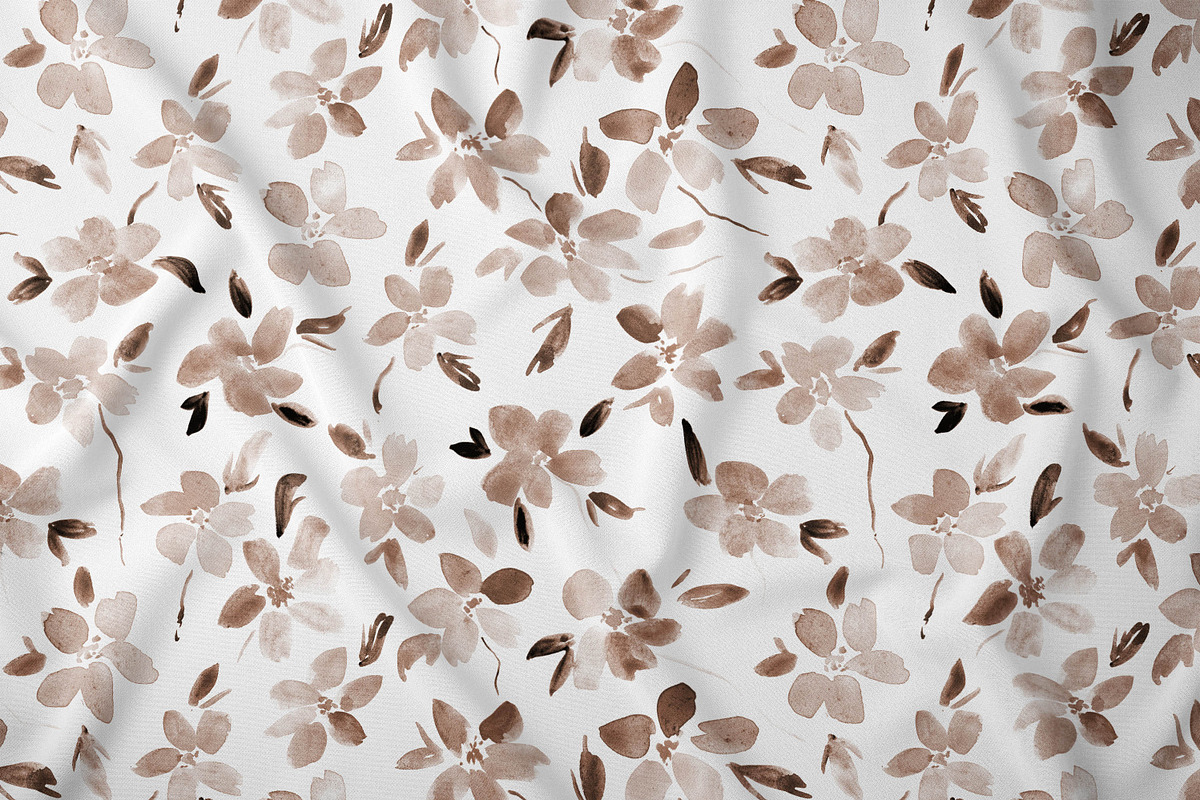 Bloom in Sardinia - pattern, a Pattern Graphic by Katerina Tova (Photo 6 of 9)