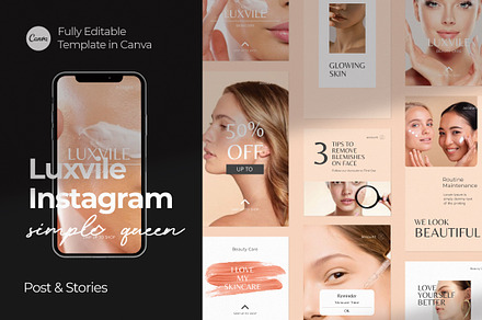 Luxvile - Canva Instagram Pack
