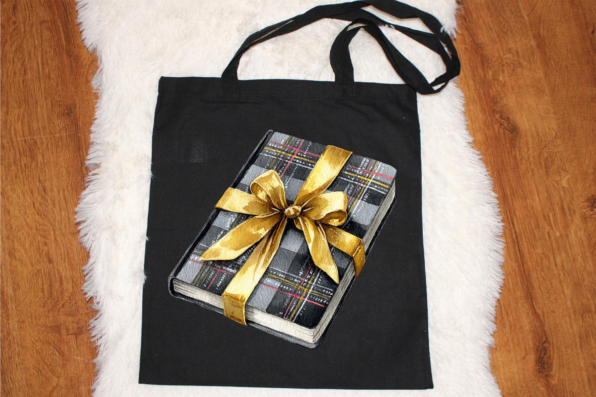 Luxury Plaid Christmas Clipart, a Graphic by designcity5 (Photo 5 of 5)