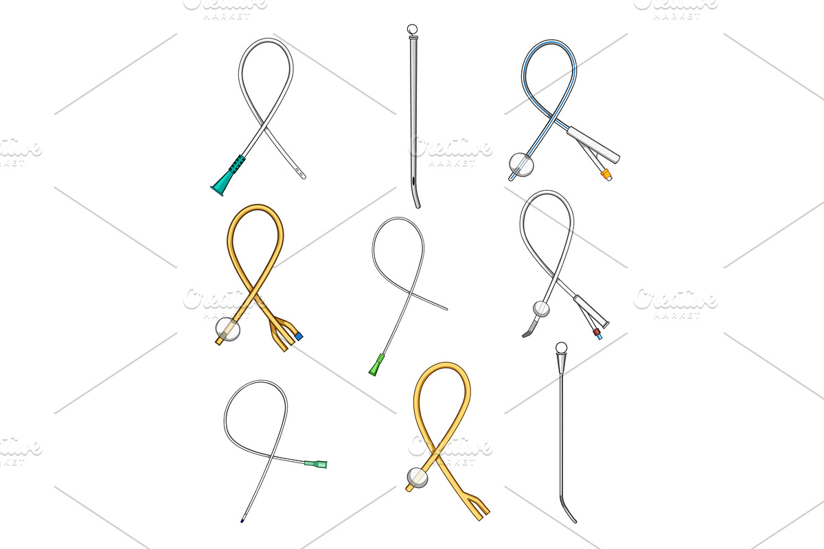 Medical catheters and devices for, an Object Illustration by pikepicture
