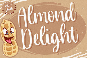 Almond Delight - Handwritten Font