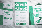 Illustrative Wedding Invitation, an Invitation Template by The Good Store (Thumbnail 4 of 4)