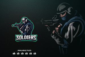 Soldier Logo, a Design Template by artchiles_design
