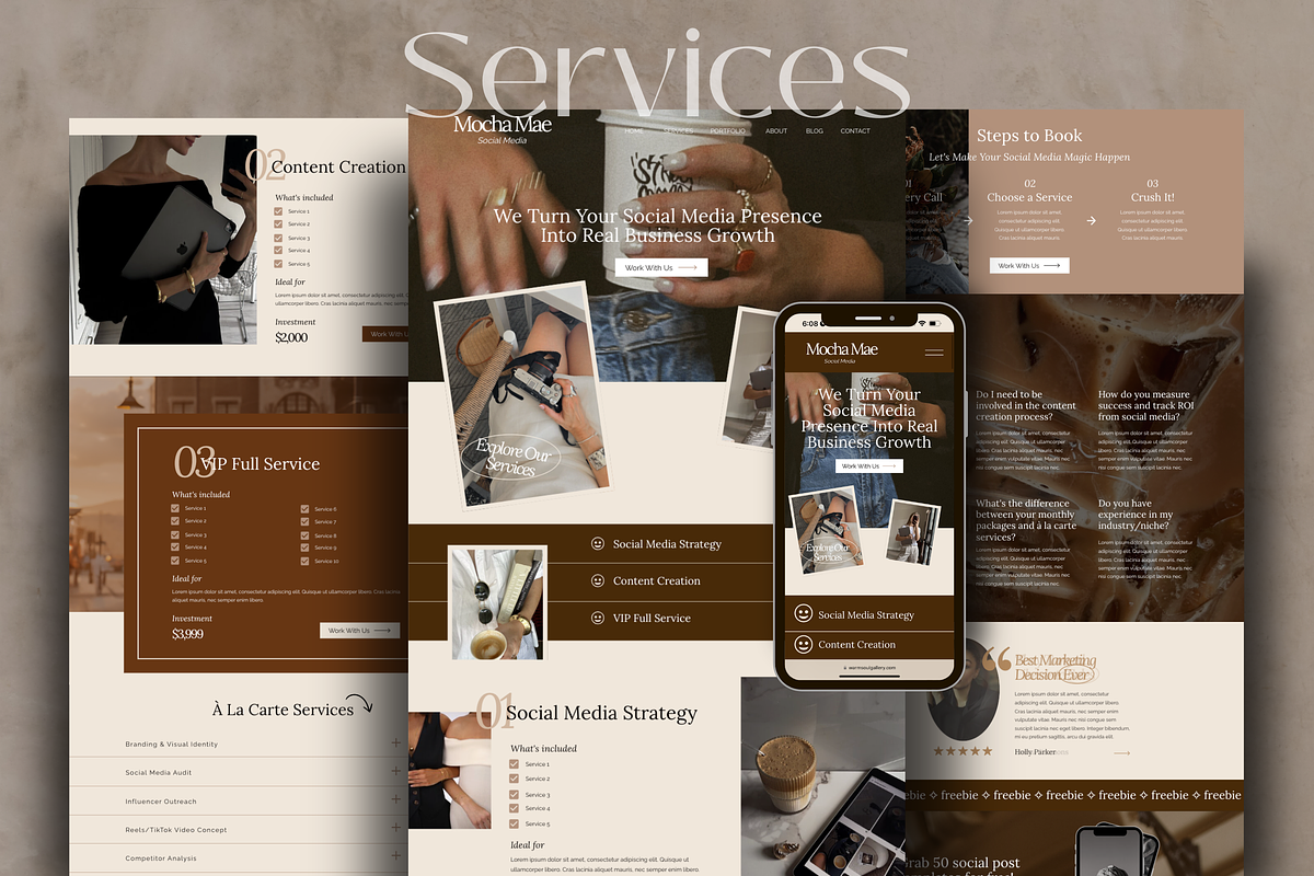 Showit Website Social Media Manager, a Squarespace Template by Warmsoulgallery (Photo 3 of 10)