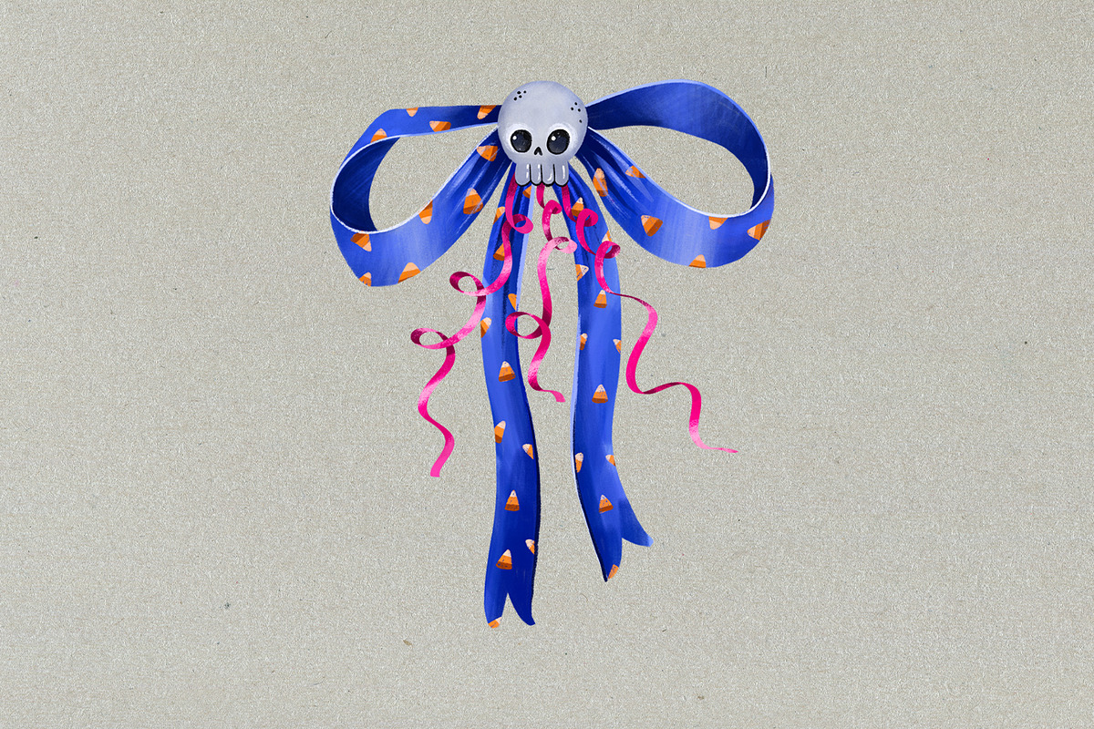 Halloween Bows Clipart Hand Drawn, an Object Graphic by the_myro (Photo 8 of 12)