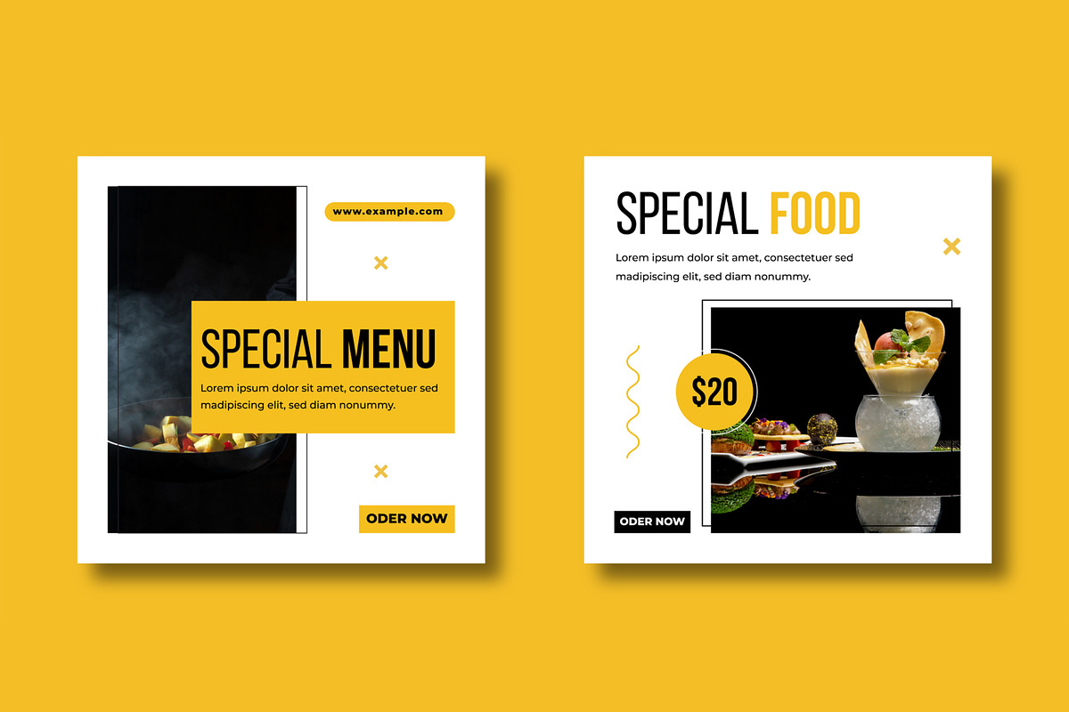 Food Promotions Social Media, a Social Media Template by MightyDesign (Photo 3 of 8)
