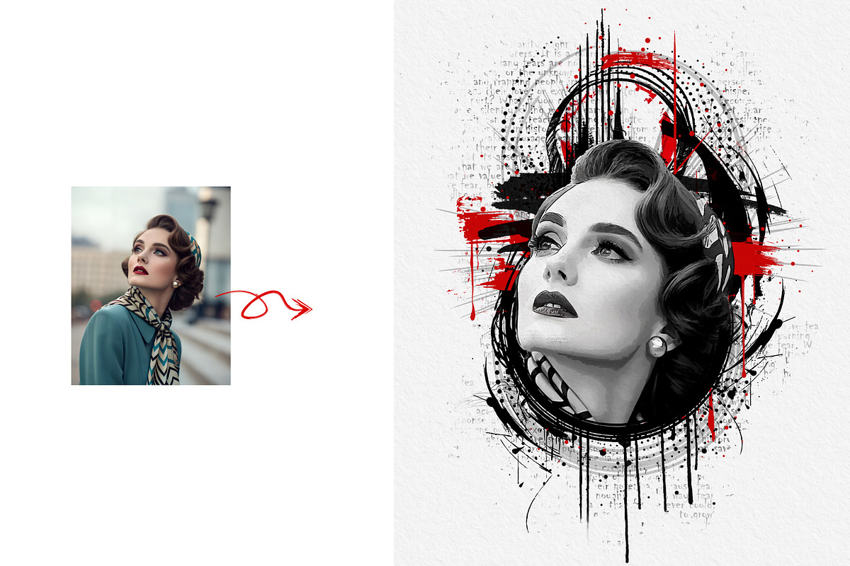 Artistic Watercolor Tattoo Art, an Action Add-On by MRI STUDIO (Photo 4 of 28)