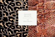 36 Wild Things: Golden Animal Prints, a Pattern Graphic by Blixa 6 Studios (Thumbnail 8 of 10)
