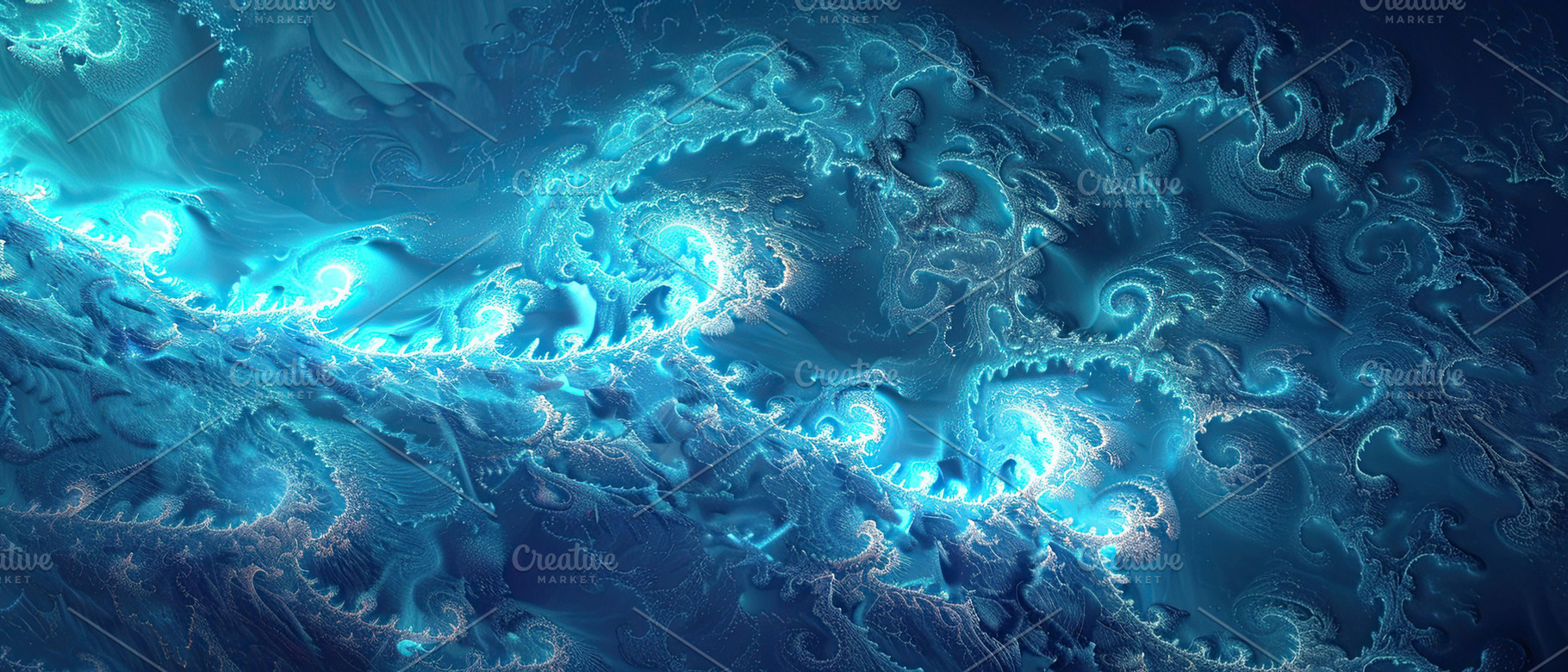 Digitally generated fractal , Genera, a Photo by LOGOCREATIVE
