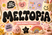Meltopia Liquid Font for Branding, a Sans Serif Font by RAHMAT (Thumbnail 3 of 4)