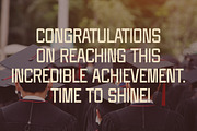 Vintage Graduation - Modern Font, a Sans Serif Font by Pian45 Studio (Thumbnail 4 of 8)