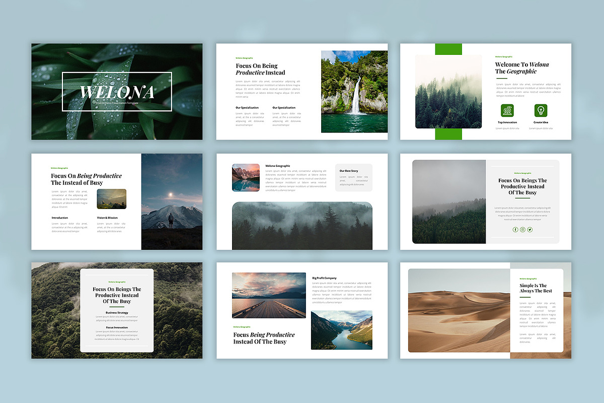 Environment Google Slides, a Presentation Template by Salamahtype (Photo 2 of 5)