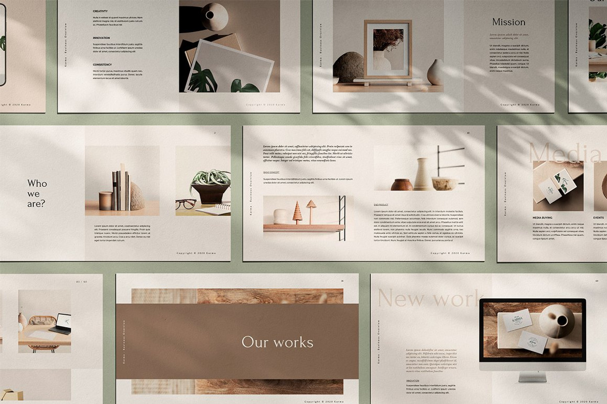 Karma Corporate Presentation, a Presentation Template by Blue Kite Creative (Photo 15 of 19)