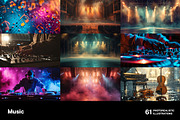 Music. Collection, a Decorative Illustration by Handmadefont (Thumbnail 6 of 13)
