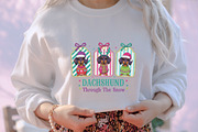 Dachshund Through the Snow,Christmas, an Illustration by designcity5 (Thumbnail 6 of 8)