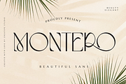 Montero Beautiful Sans, a Sans Serif Font by Creatype Studio (Thumbnail 1 of 10)