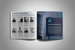 Corporate Square Brochure Template