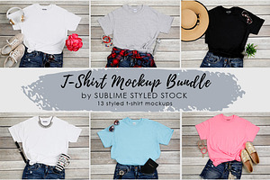 T-Shirt Mockup Bundle
