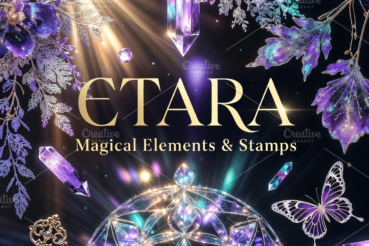 ETARA Magical Elements & Stamps, an Object Graphic by ETARA by Mea Hau (Photo 1 of 35)