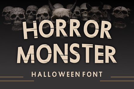Horror Monster, a Font by Limited.studio