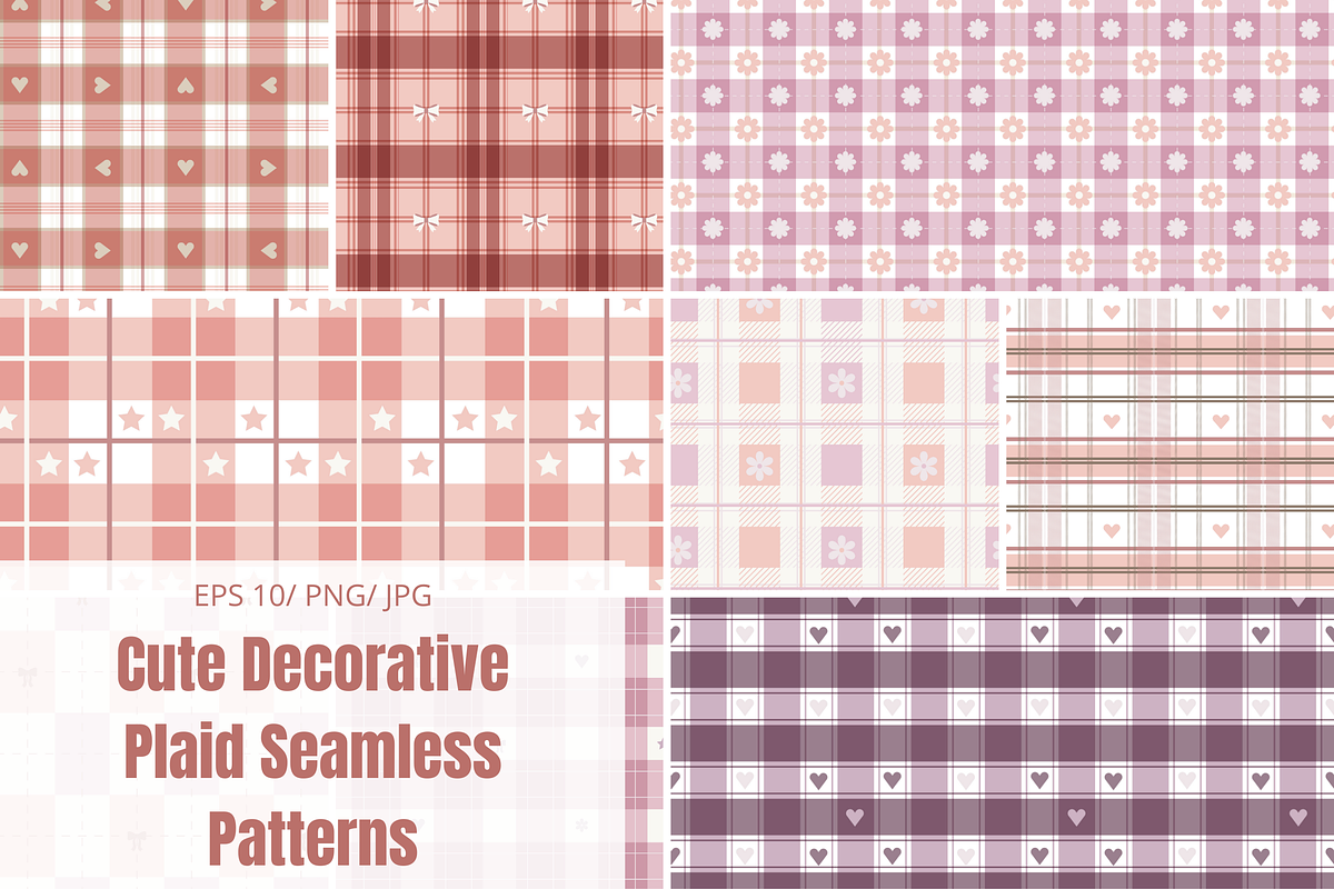 Cute Plaid Seamless Pattern, a Pattern Graphic by ItsReksita Pattern (Photo 1 of 13)