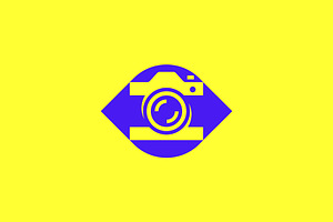 eye camera logo, a Branding & Logo Template by Rasagama Studio