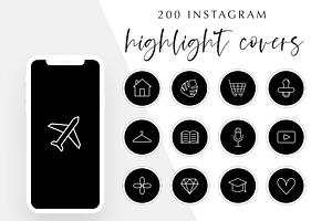 200 Instagram Story Highlight Icons