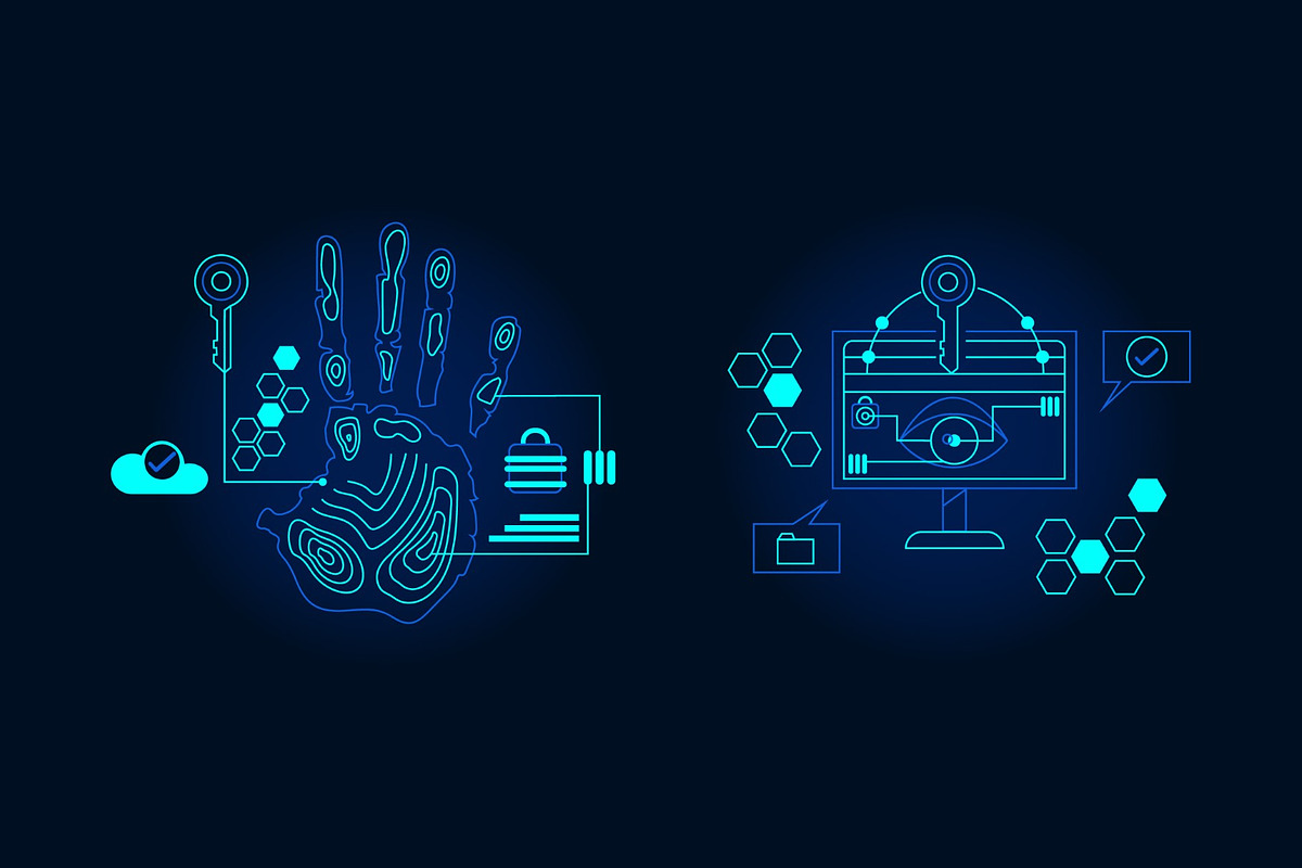 Cyber Security Asset Illustration, a Technology Illustration by graphicook (Photo 2 of 3)