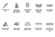 Educational & STEM lab Icon Set, an Outline Icon by Nurlan's shop (Thumbnail 4 of 6)