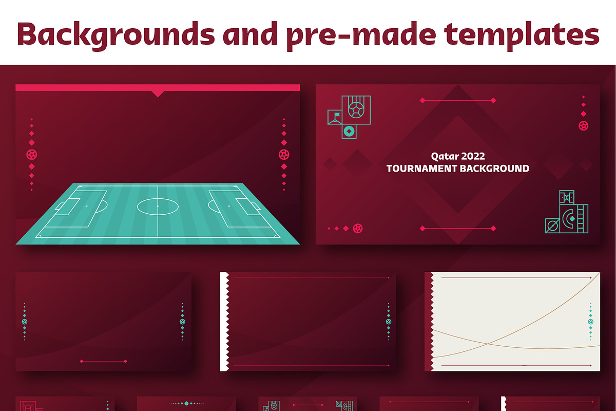 World Cup Qatar 2022 - Mega Set, a Decorative Illustration by Lunarts Studio (Photo 5 of 6)