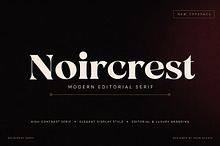 Noircrest Serif – Luxury Typeface