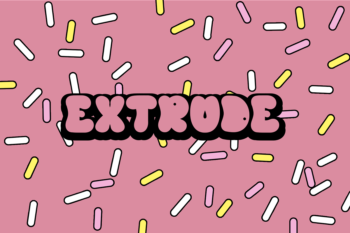 Bubble Guts Typeface, a Font by Rachel McBride Creative (Photo 7 of 8)