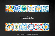 Watercolor seamless tiles clipart, a Pattern Graphic by Art and Funny (Thumbnail 6 of 6)