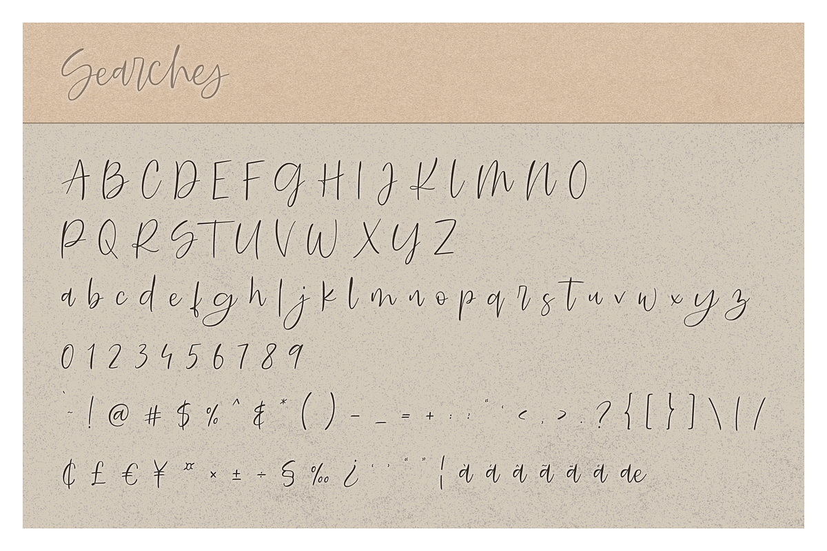Searches – Elegant Ligature Fonts, a Script Font by RedyStudio (Photo 14 of 16)