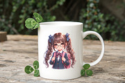 Back To School Cute Doll Sublimation, an Illustration by RobertsArt (Thumbnail 7 of 7)