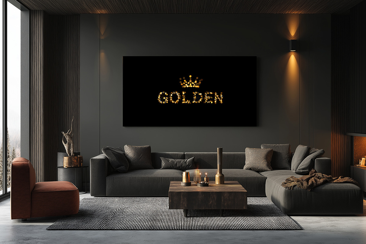 Golden Warm Bokeh Letters Overlays, a Symbol Font by PhotoSpirit (Photo 5 of 8)