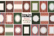 Vintage lace Frames Clipart, a Decorative Illustration by NataKa (Thumbnail 1 of 6)