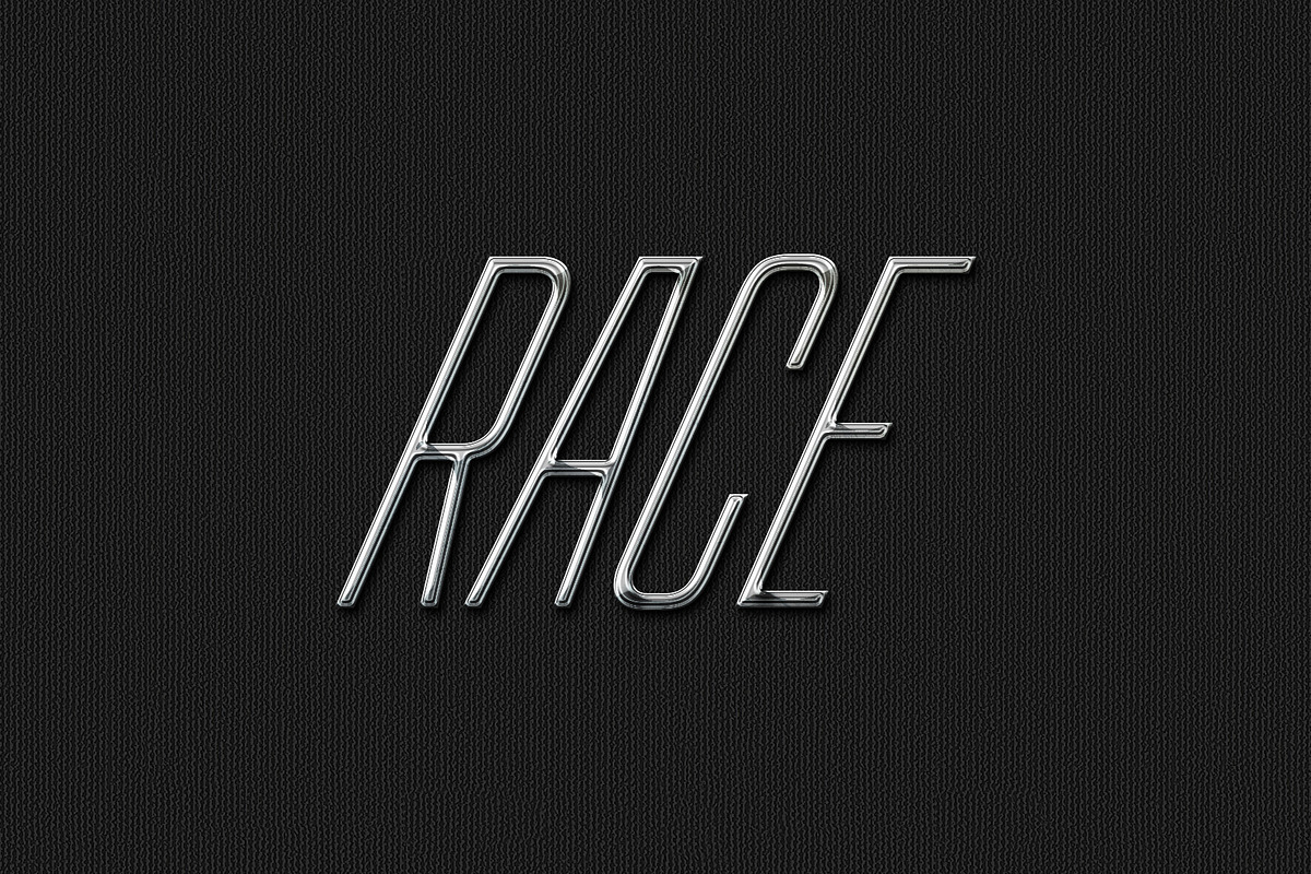 Metal Chrome Text Effects Photoshop, a Brushes & More by Giallo (Photo 15 of 27)