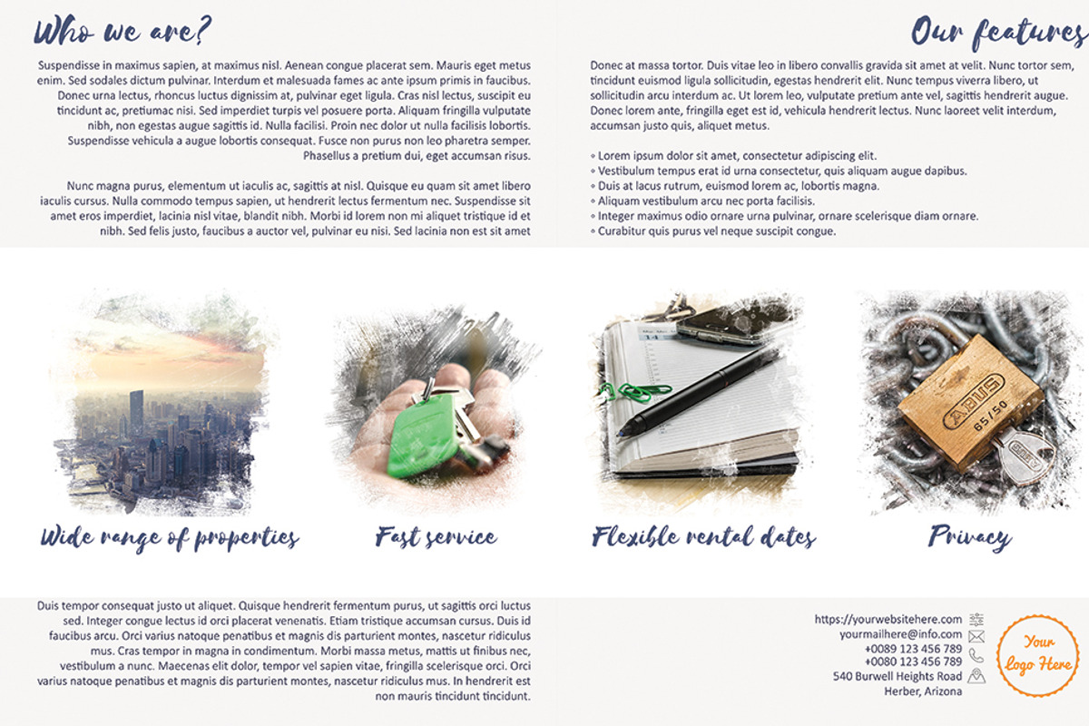 Multipurpose Artistic Brochure, a Brochure Template by GrafxFun (Photo 8 of 23)