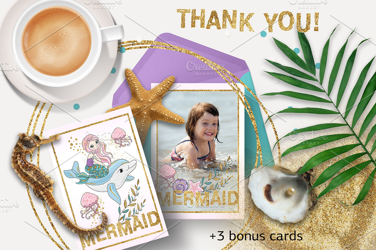MERMAIDS, an Animal Illustration by FARAWAYKINGDOM (Photo 5 of 5)