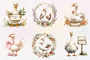 Wedding Goose Clipart, an Illustration by CreationArt (Thumbnail 8 of 9)