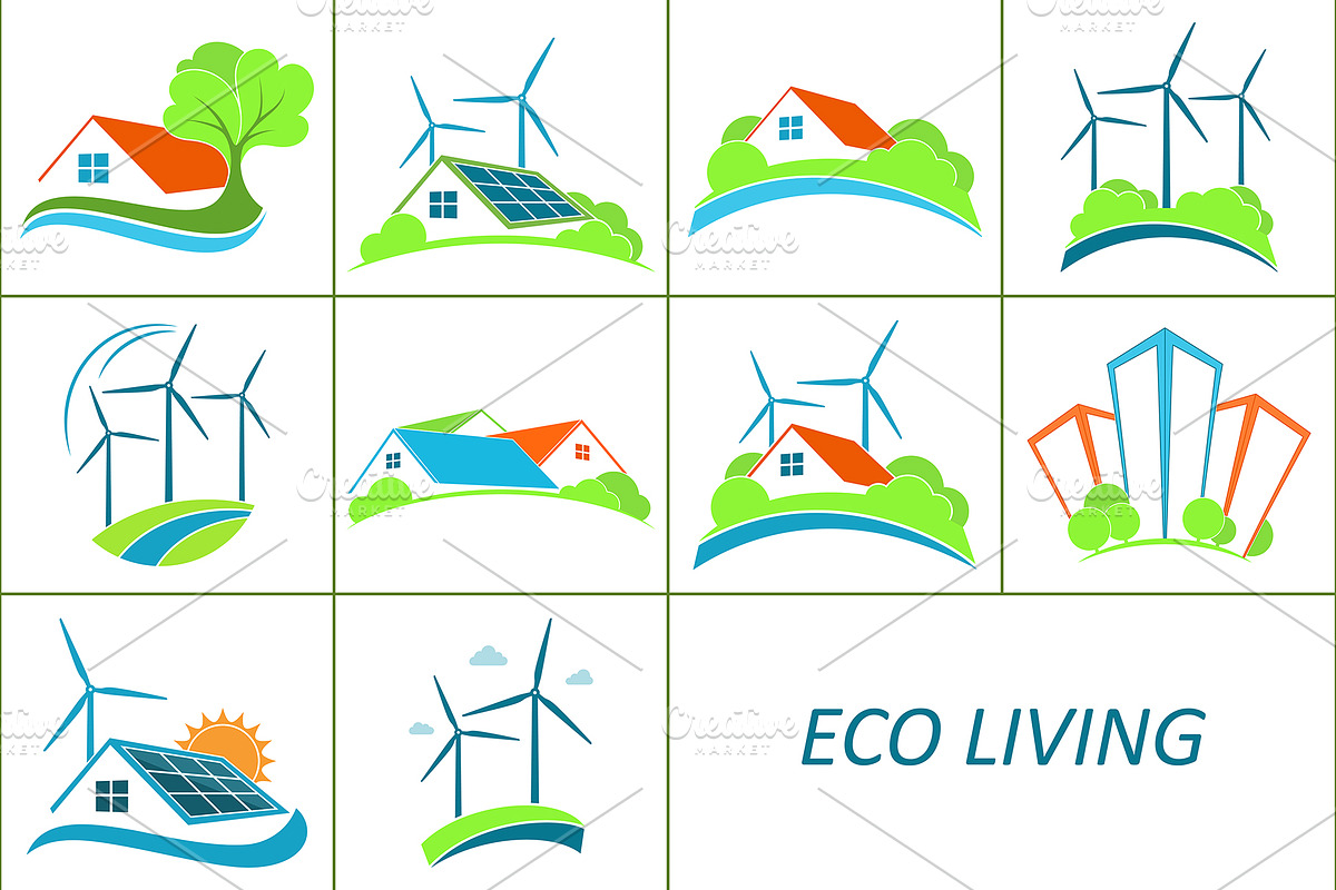 Eco friendly & Nature elements set, a Graphic by InkySplash (Photo 4 of 10)
