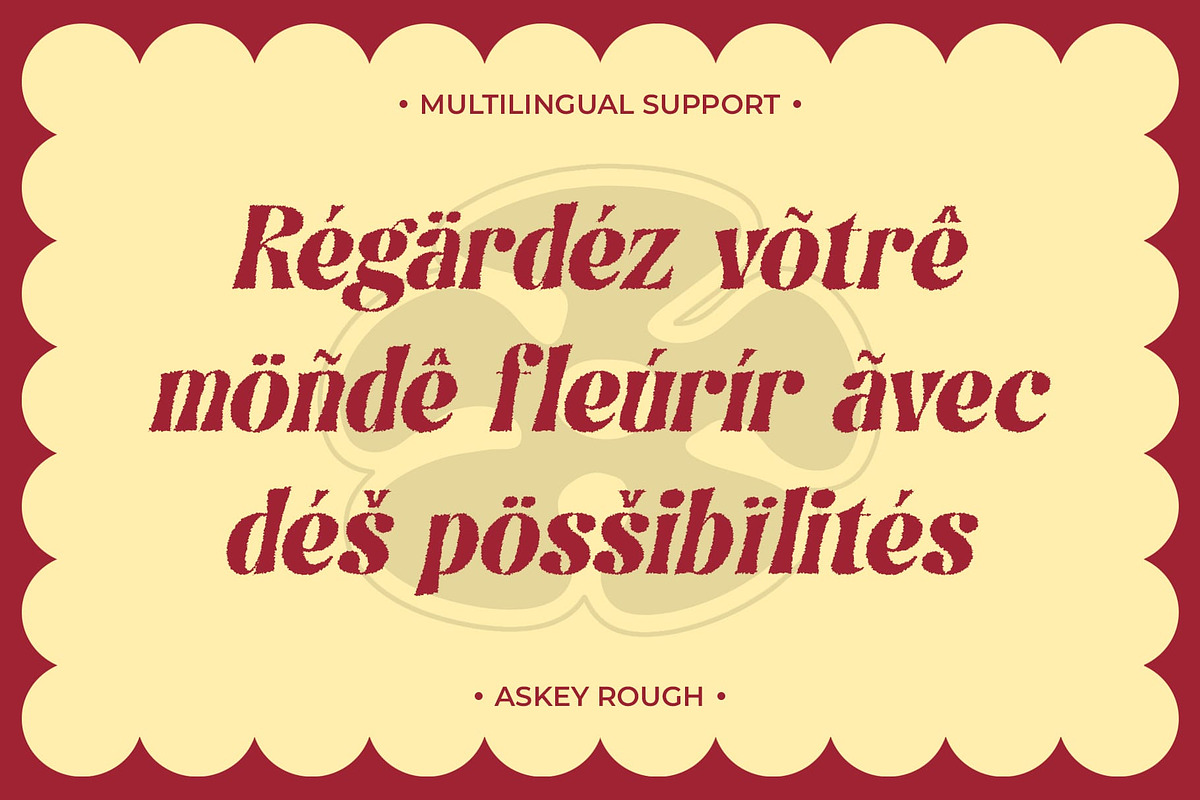 Askey Rough, a Sans Serif Font by Craft Supply Co. (Photo 6 of 8)