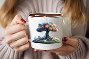 Dreaming tree Sublimation Clipart Bu, an Illustration by SVGArt (Thumbnail 8 of 8)
