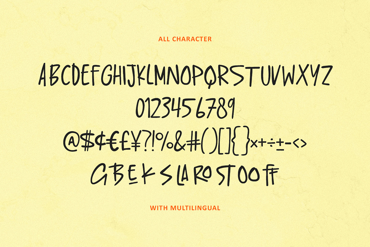 Glabak Lastro Authentic Handmade, a Handwritten Font by Maulana Creative (Photo 4 of 7)