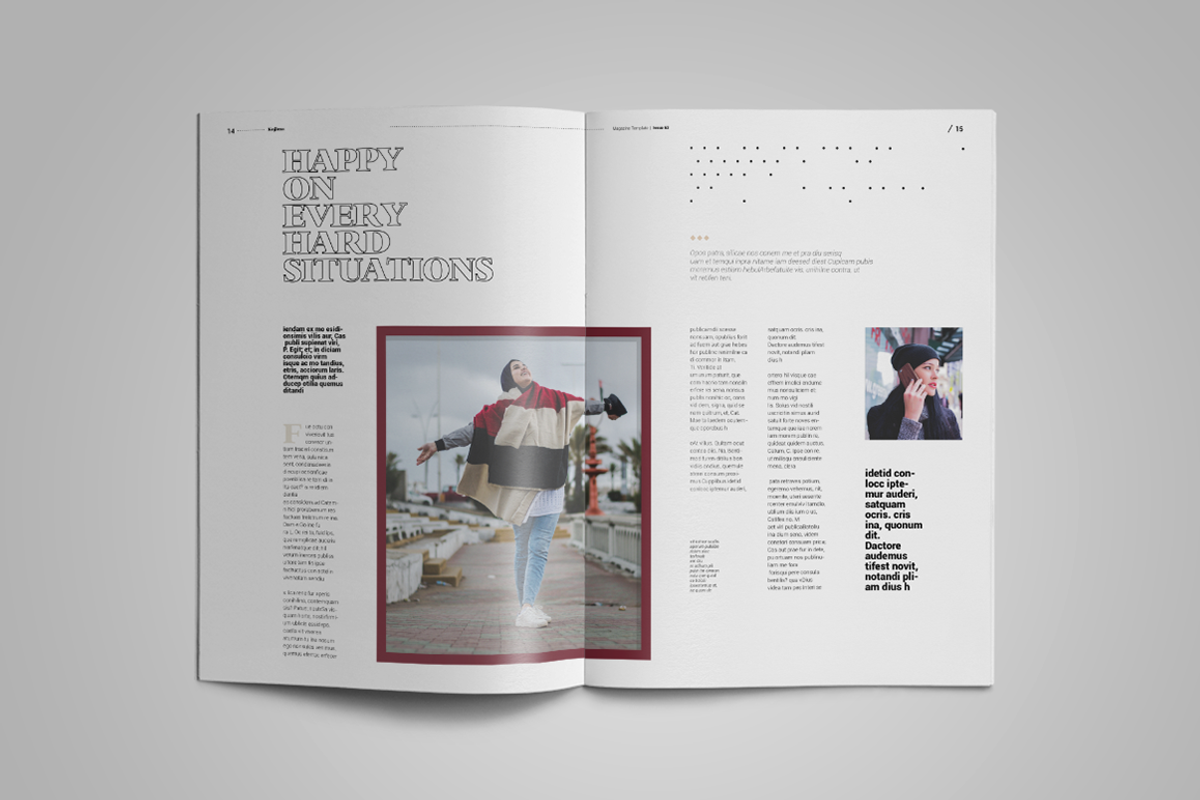Kojima | Magazine Template, a Magazine Template by spidergraph (Photo 8 of 11)